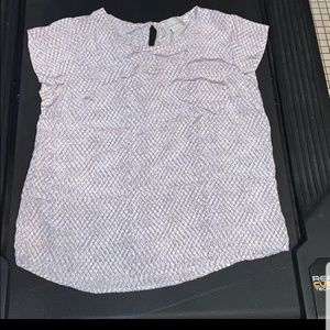 Cynthia Rowley sz large silk spring top